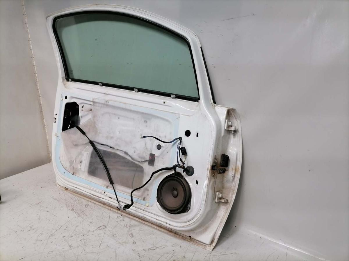 Opel Corsa D original T&uuml;r vorn links Z474 Casablancawei&szlig; 3 T&uuml;rer Rohbau BJ09